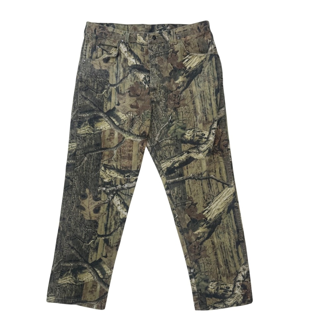 Vintage Wrangler Pro Gear Realtree Camo Hunting Pants 38x32 Baggy Gorpcore Canva